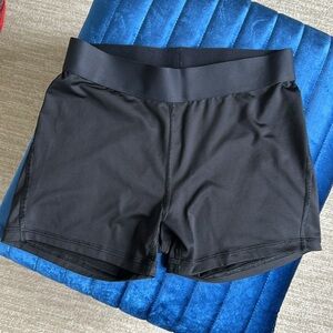 Victoria’s Secret SPORT black spandex shorts (size S)